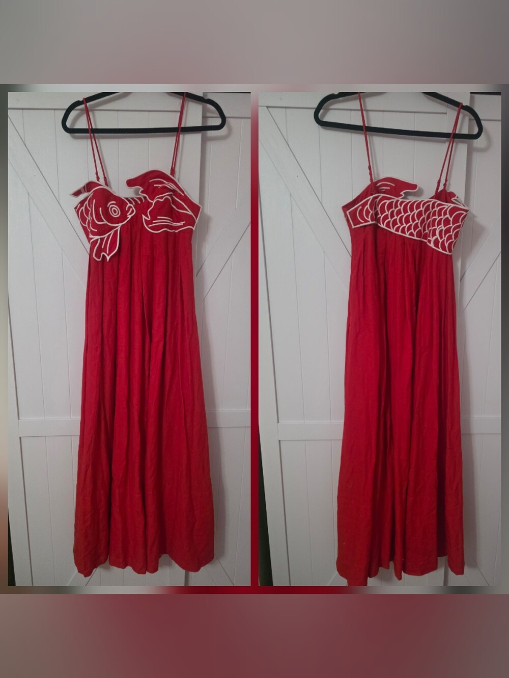 Farm Rio Red Fishtop Maxidress - Picture 6 of 6